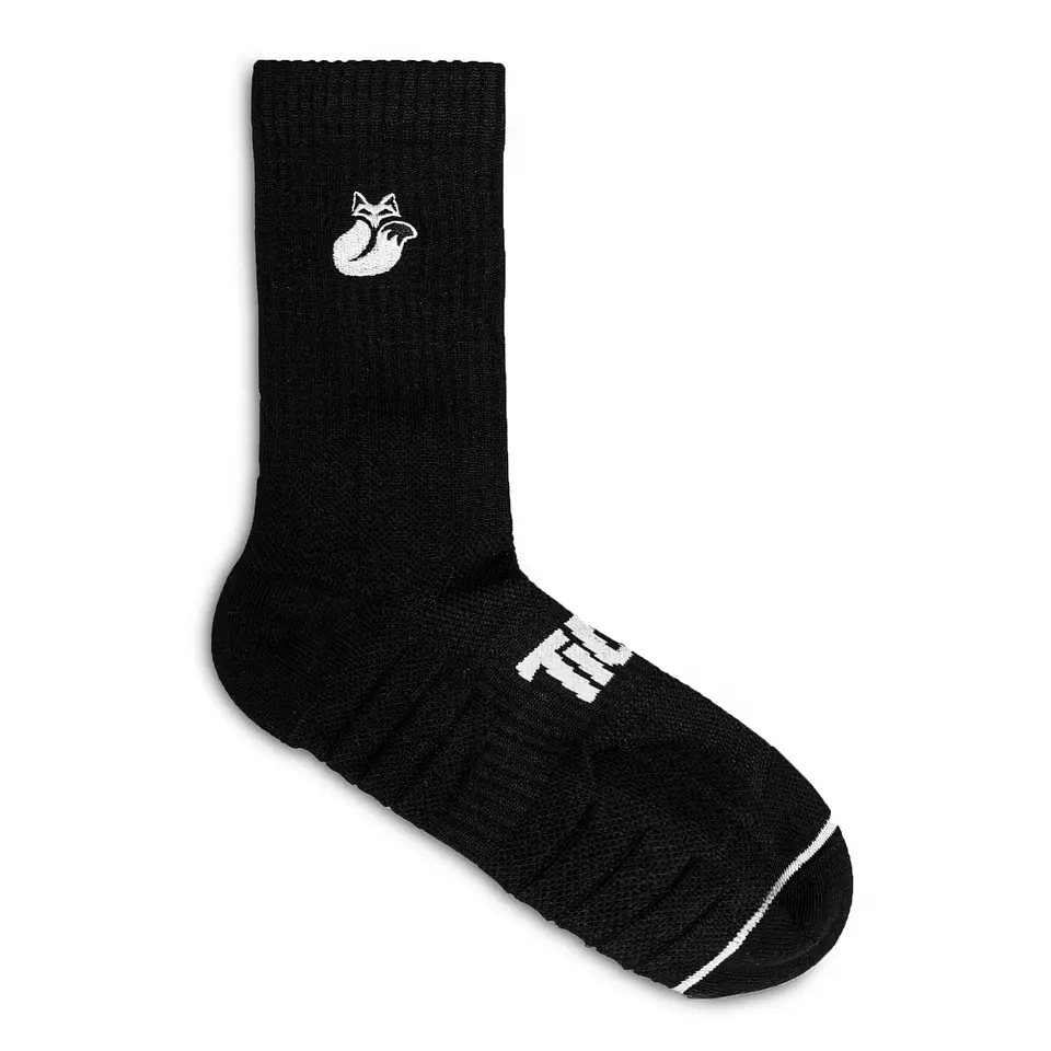 Calcetín Crew D1 Lehinde Black White M24W 4