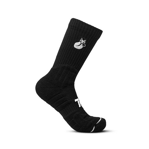 Calcetín Crew D1 Lehinde Black White M24W