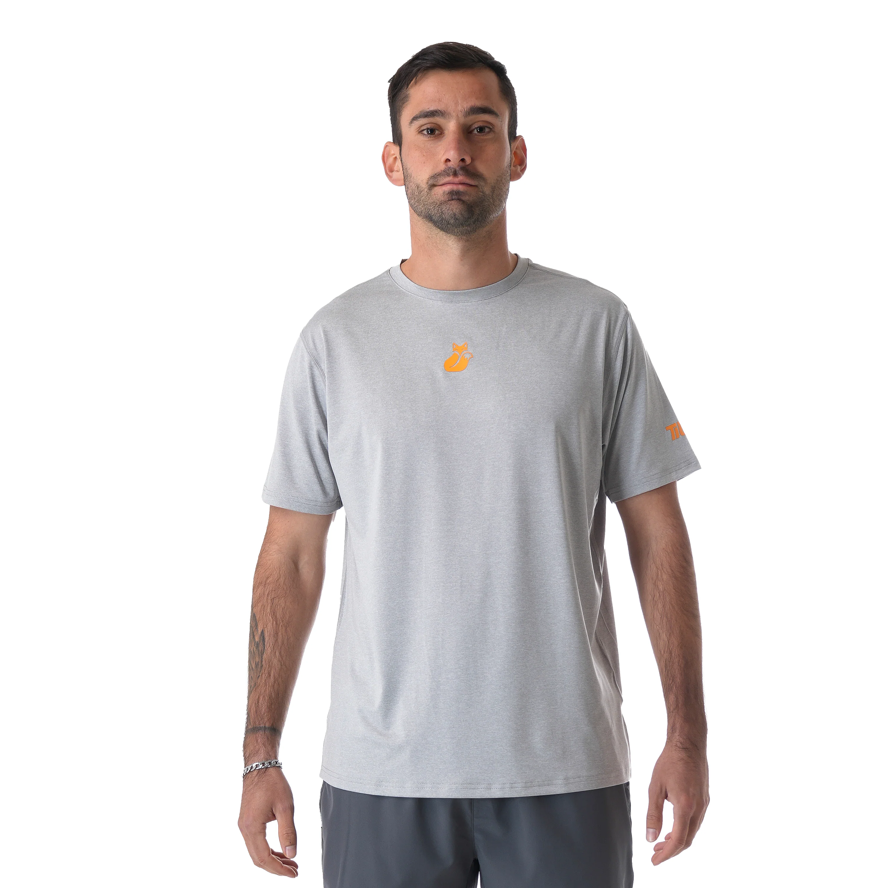 Polera M/C Poly Temel Grey M24W