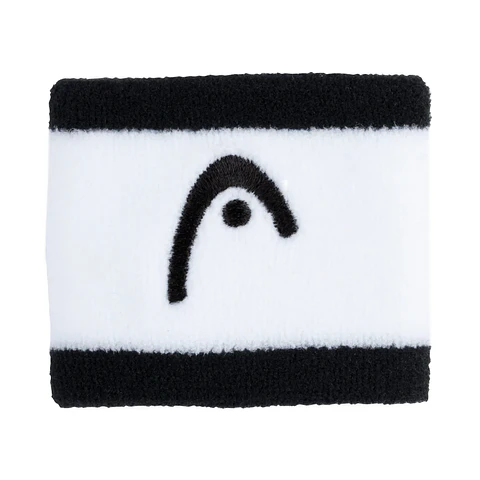 Muñequeras head Striped 2.5" Black White