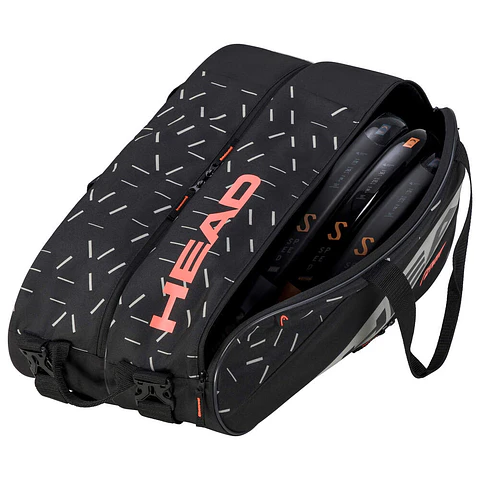 Paletero de pádel Head Team Padel L Negro