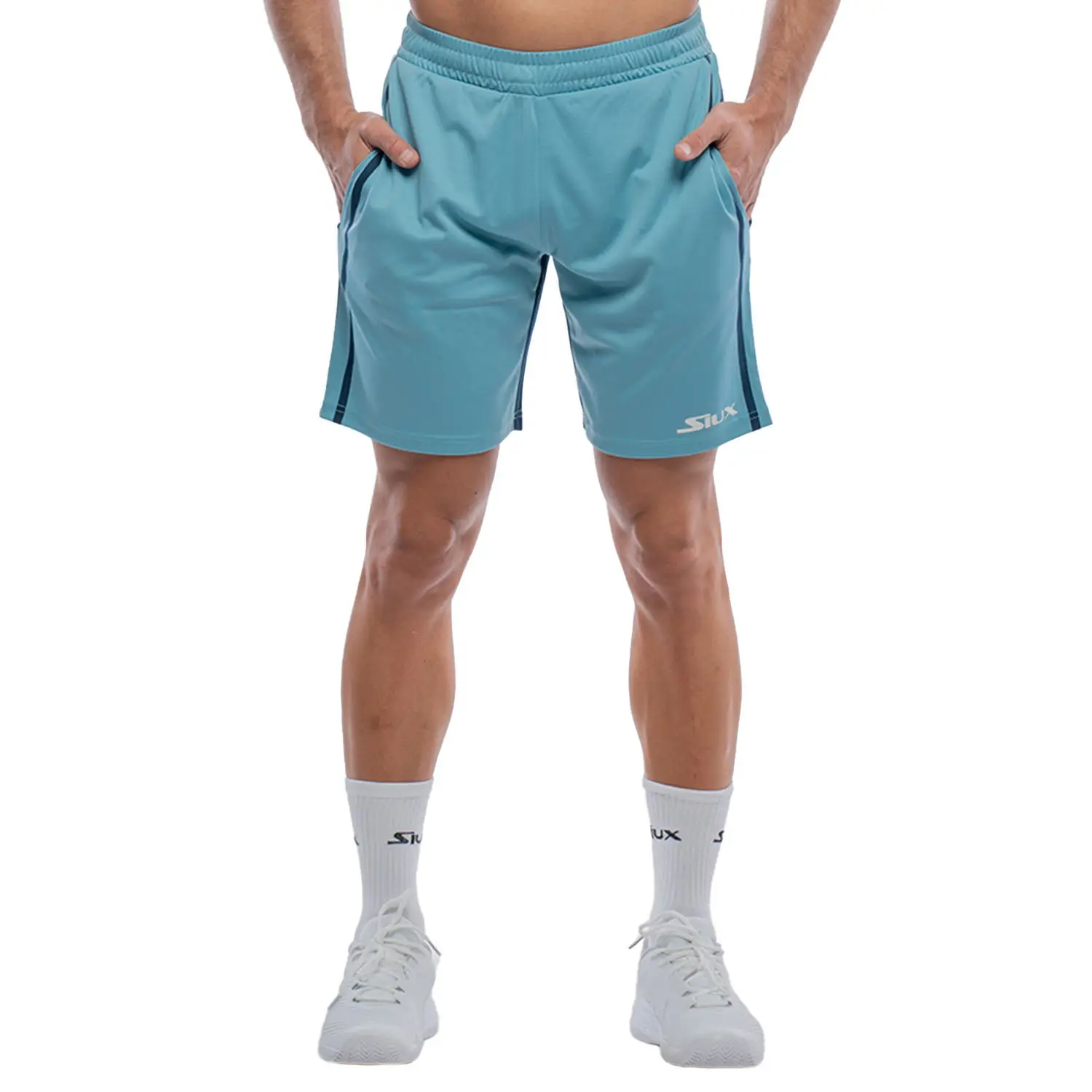 Short Siux Halves Turquesa Hombre Talla L