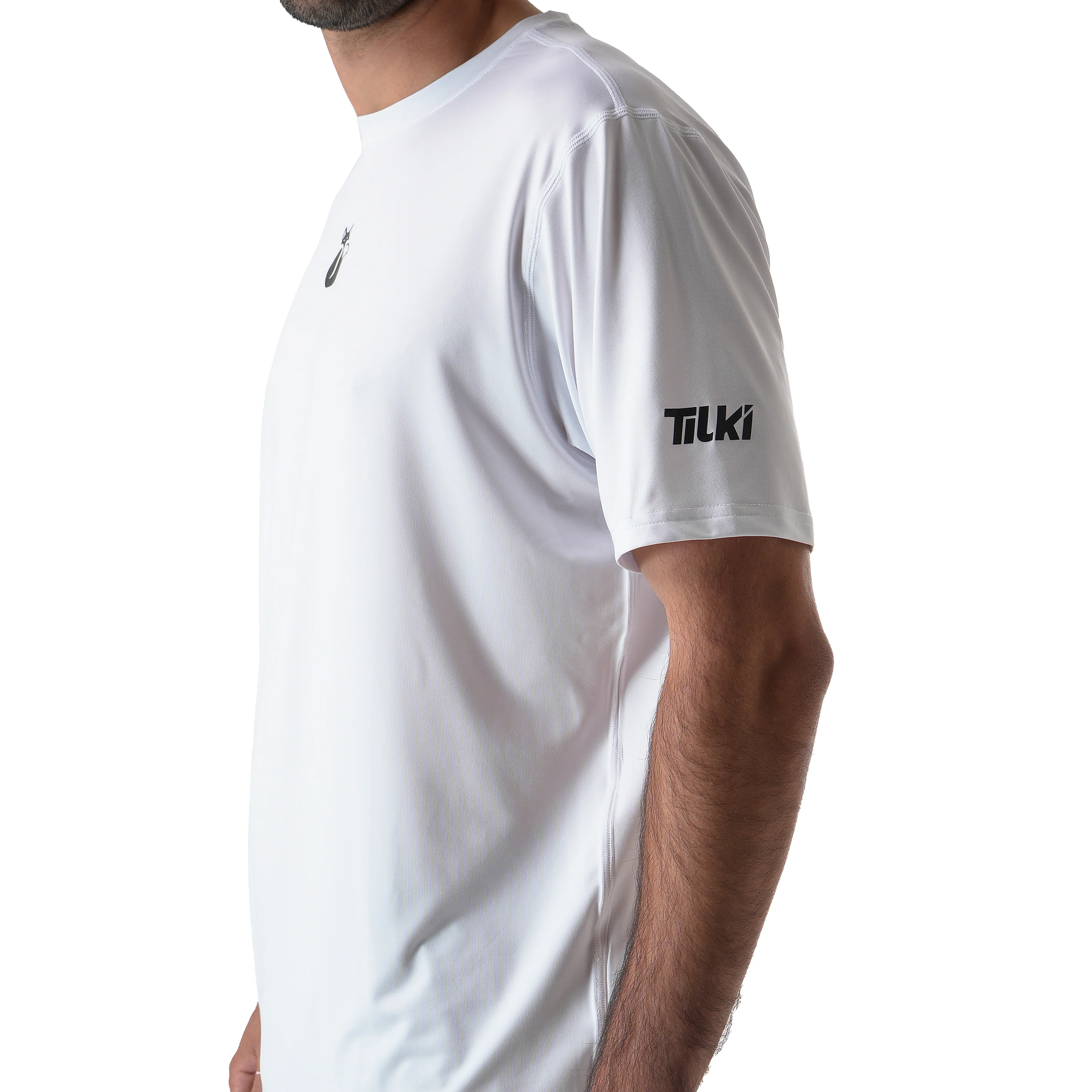 Polera M/C Poly Temel White M24W