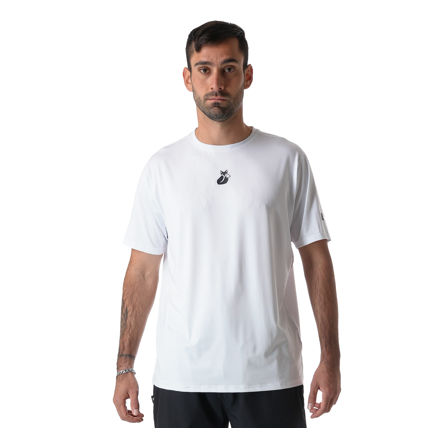 Polera M/C Poly Temel White M24W