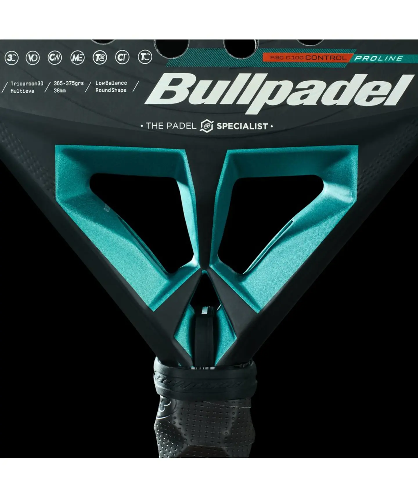Pala de pádel Bullpadel Hack 04 Hybrid 2025 9