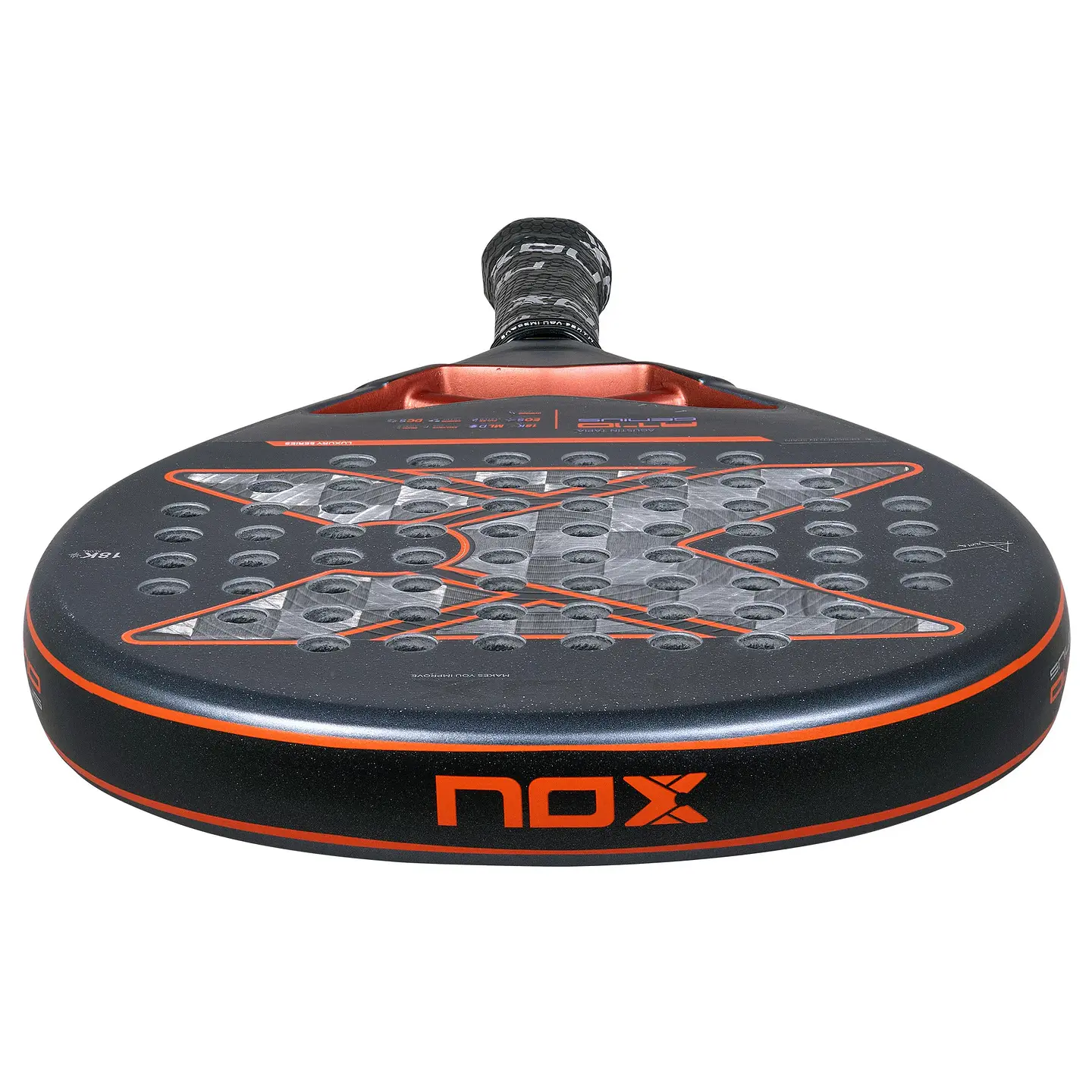 Pala de pádel Nox AT10 Genius 18K Alum Agustin Tapia 2025 5