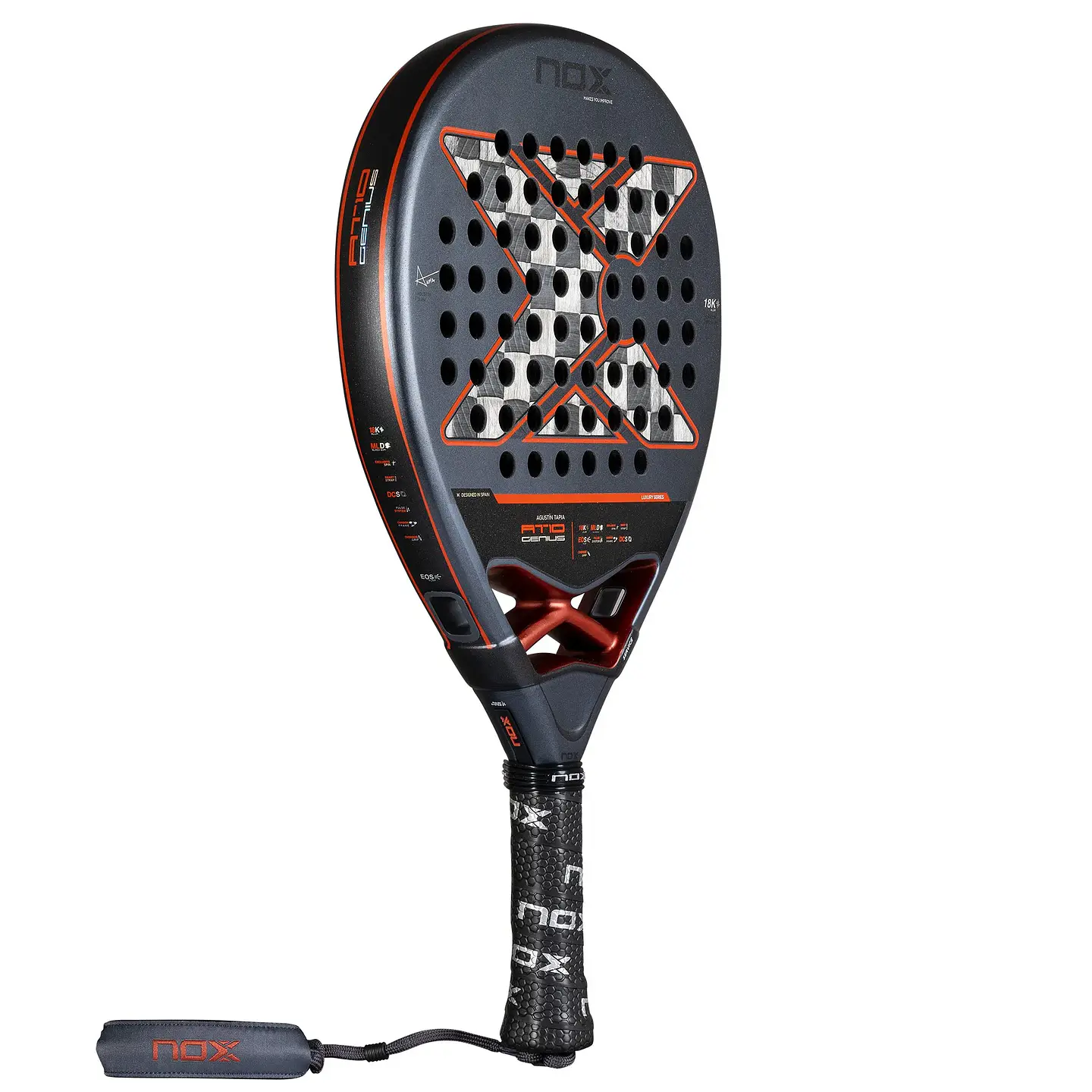 Pala de pádel Nox AT10 Genius 18K Alum Agustin Tapia 2025 3