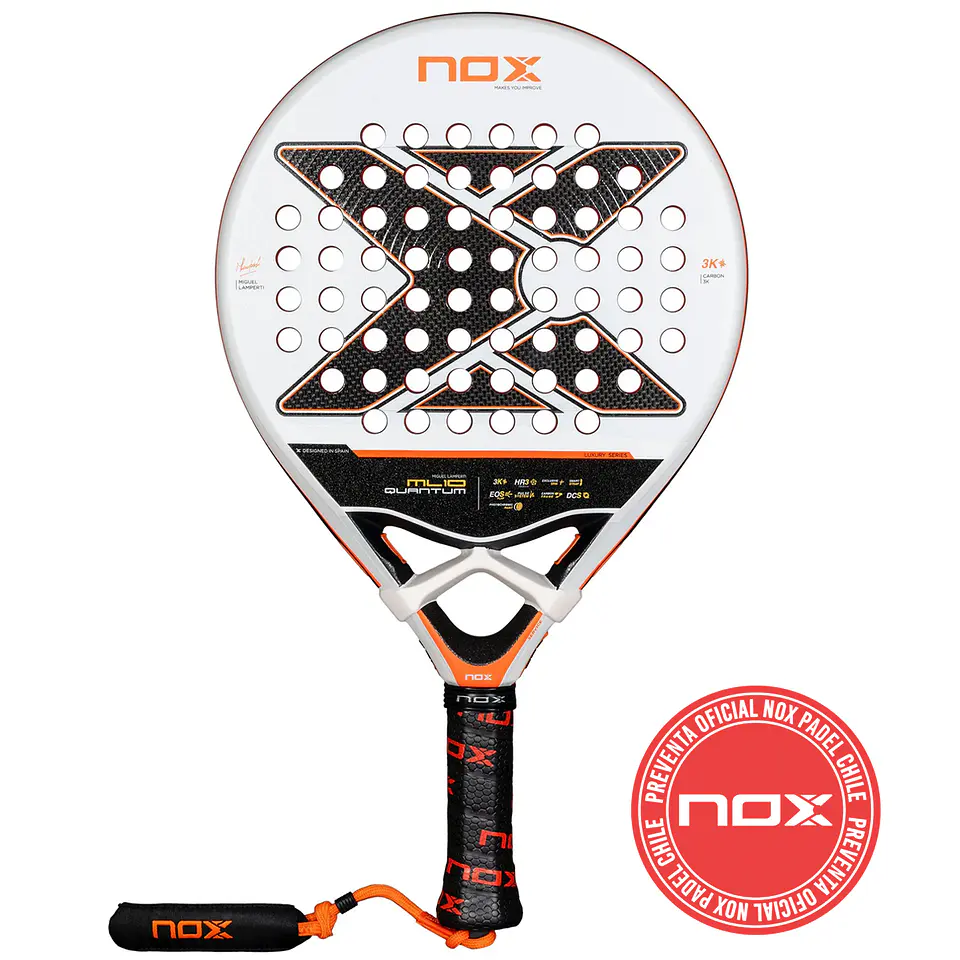 Pala de pádel Nox ML10 Quantum 3K Miguel Lamperti 2025 2