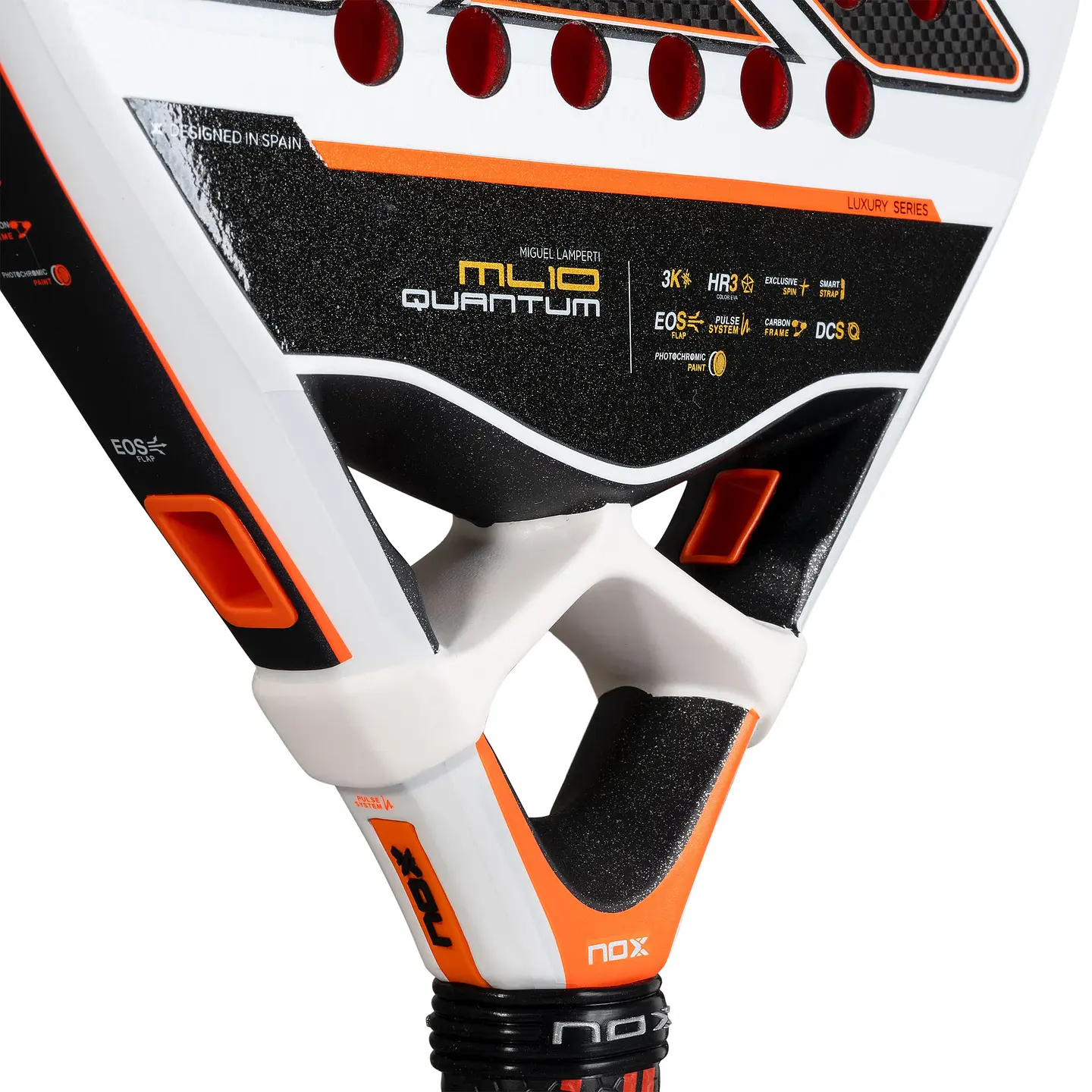 Pala de pádel Nox ML10 Quantum 3K Miguel Lamperti 2025 8