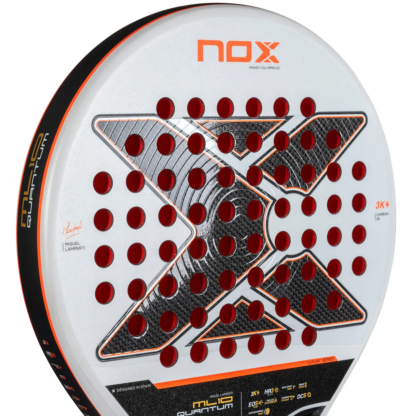 Pala de pádel Nox ML10 Quantum 3K Miguel Lamperti 2025 9