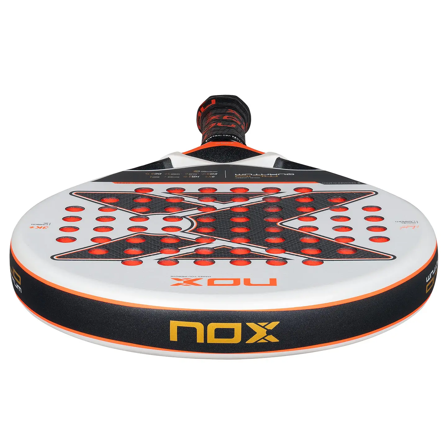 Pala de pádel Nox ML10 Quantum 3K Miguel Lamperti 2025 10