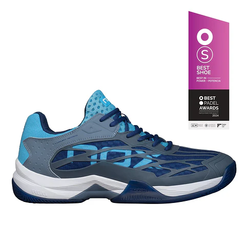 Zapatilla de pádel Nox AT10 Lux Azul Piedra