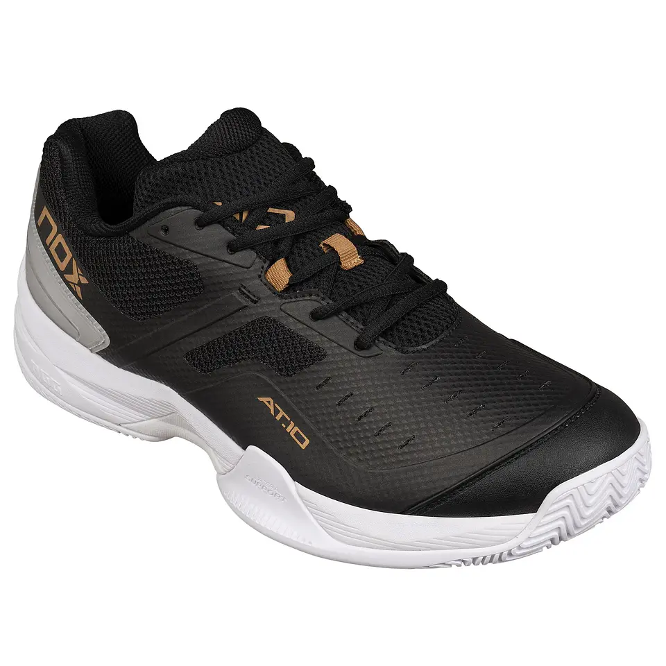 Zapatilla de pádel Nox AT10 Pro Black/Gold 2