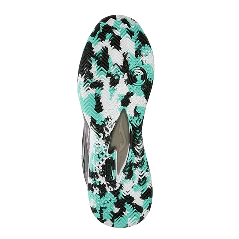 Zapatilla Joma Spin Lady 2401 Black Turquoise Pink