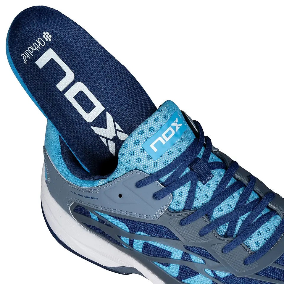 Zapatilla de pádel Nox AT10 Lux Azul Piedra 6