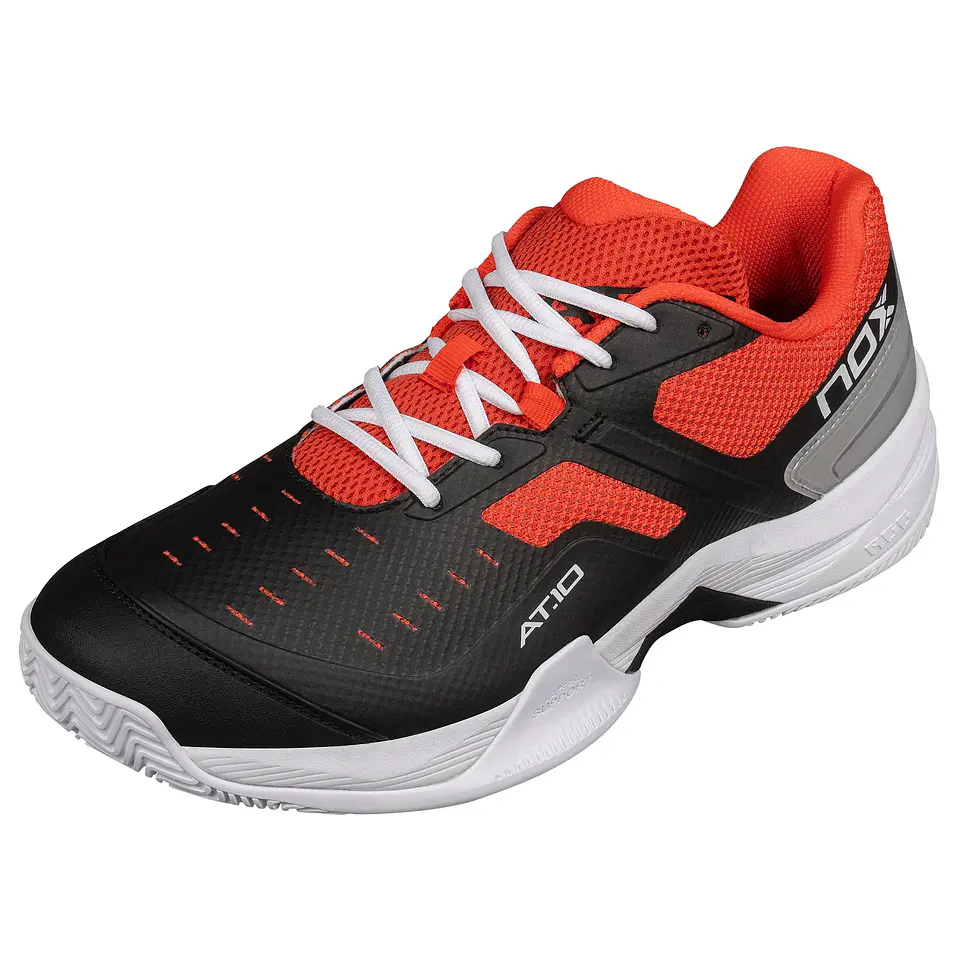 Zapatilla de pádel Nox AT10 Pro Black/Red 7