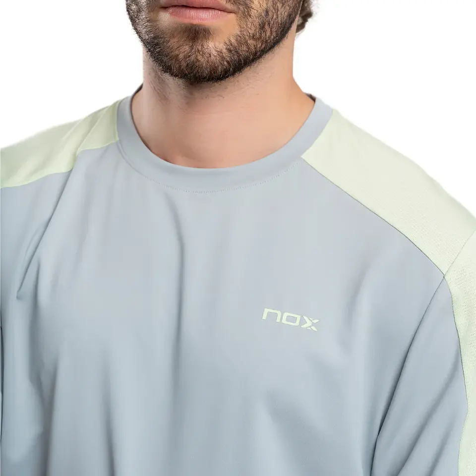 Polera Nox Hombre Pro Misty Grey 8