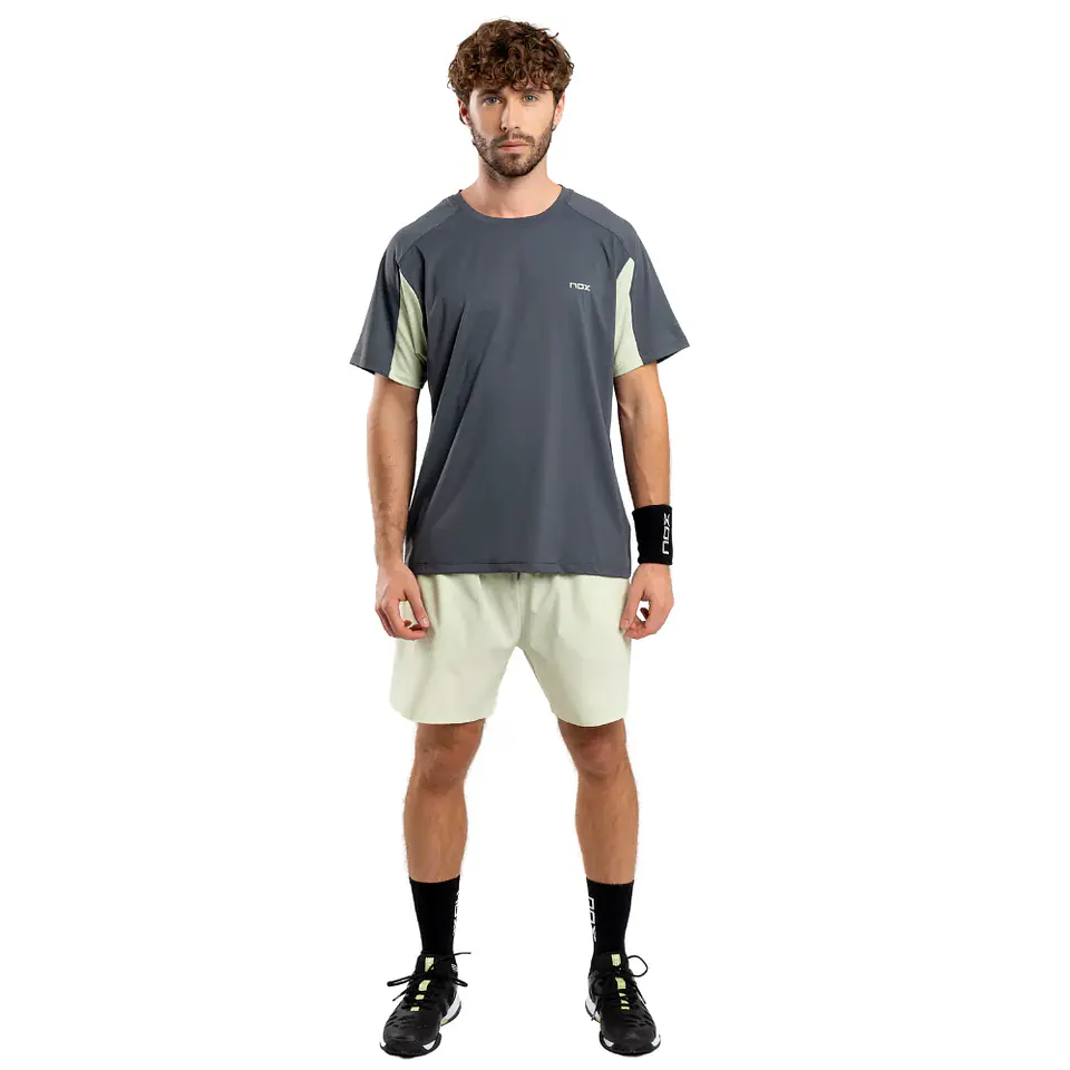 Polera Nox Hombre Pro Charcoal Grey green 5