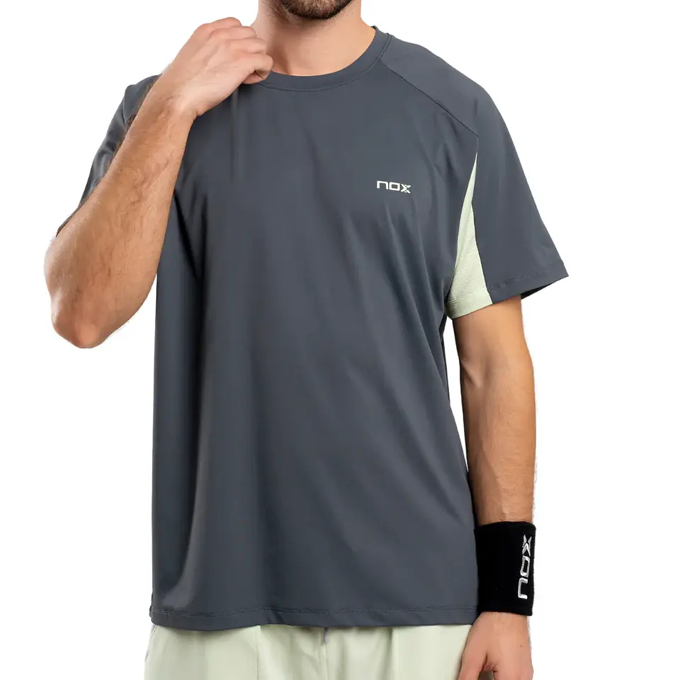 Polera Nox Hombre Pro Charcoal Grey green 3