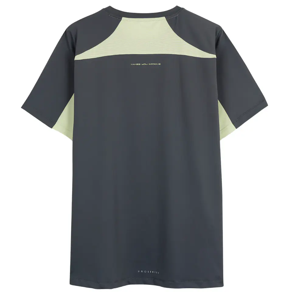 Polera Nox Hombre Pro Charcoal Grey green 2