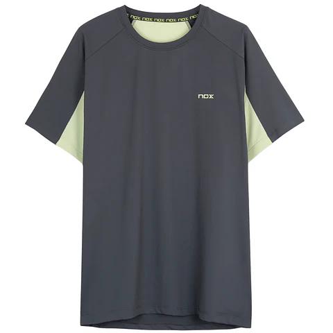 Polera Nox Hombre Pro Charcoal Grey green