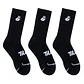 Calcetín Comfort Pack X3 Tilki Lehinde Black/White M24W - Miniatura 1