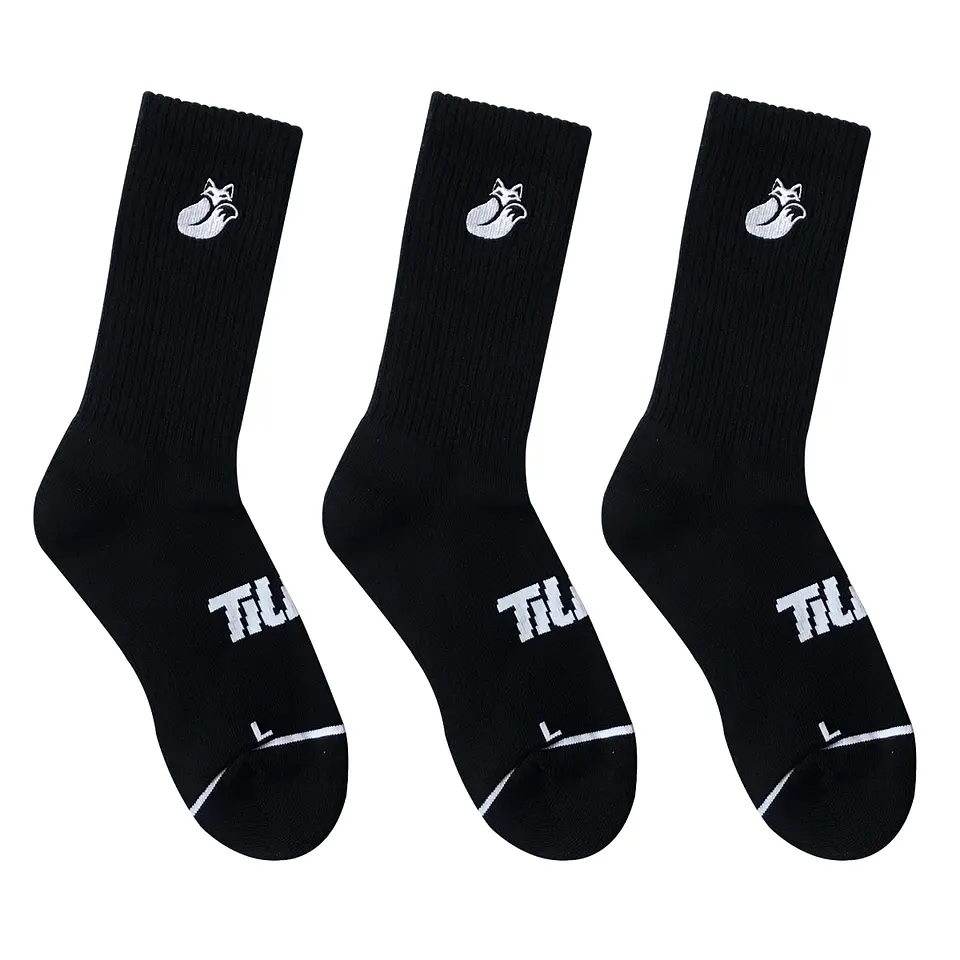 Calcetín Comfort Pack X3 Tilki Lehinde Black/White M24W 1