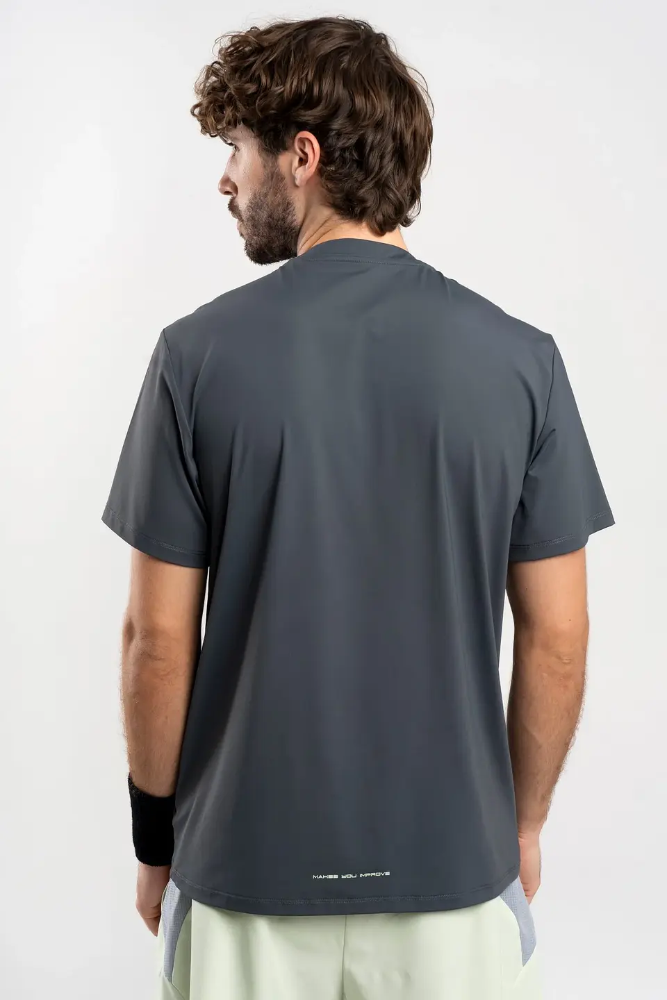 Polera Nox Hombre Polo Pro Charcoal Grey 3