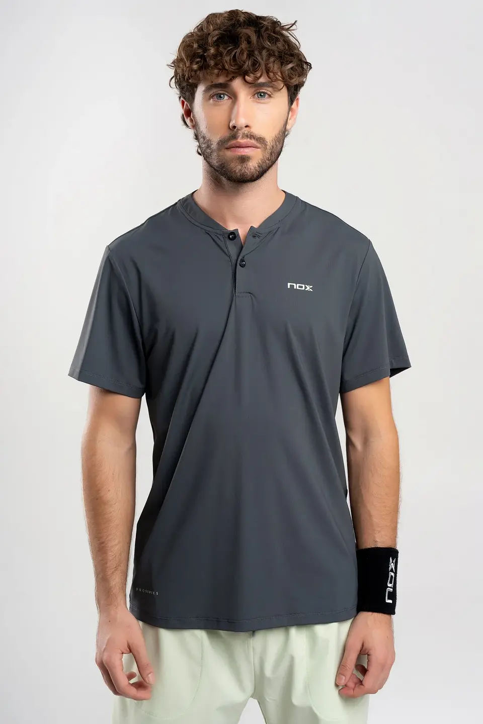 Polera Nox Hombre Polo Pro Charcoal Grey 4