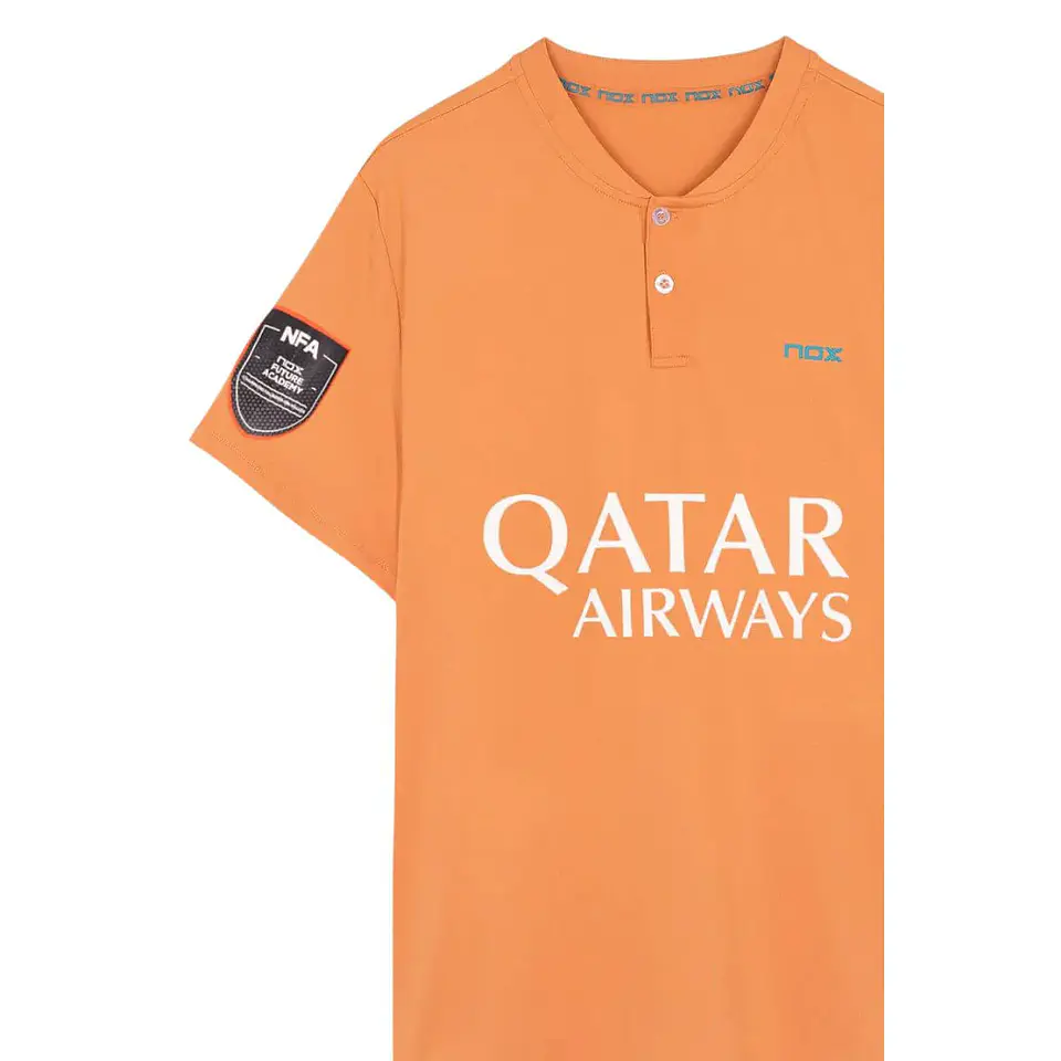 Polera Nox Polo Sponsor AT10 Mandarina 2023 4
