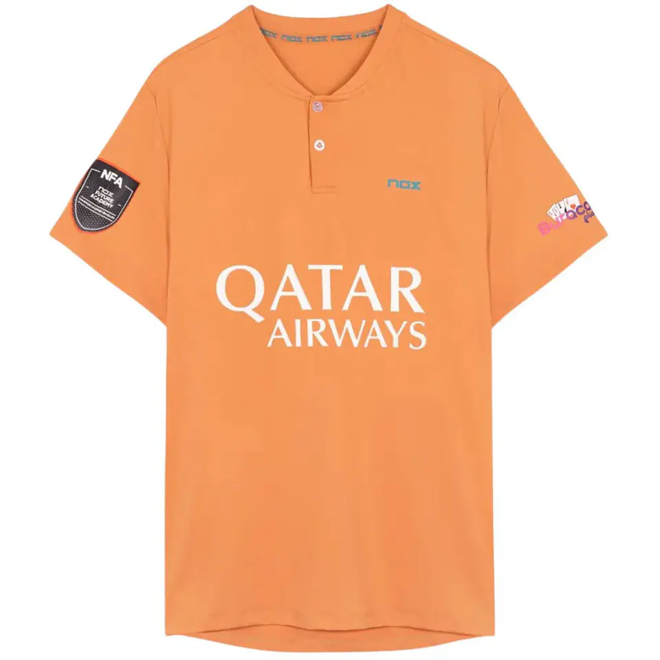 Polera Nox Polo Sponsor AT10 Mandarina 2023 1