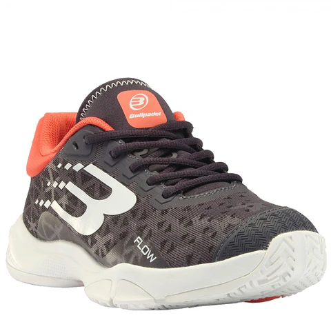 Zapatilla de pádel Bullpadel Flow Gris Oscuro Naranja
