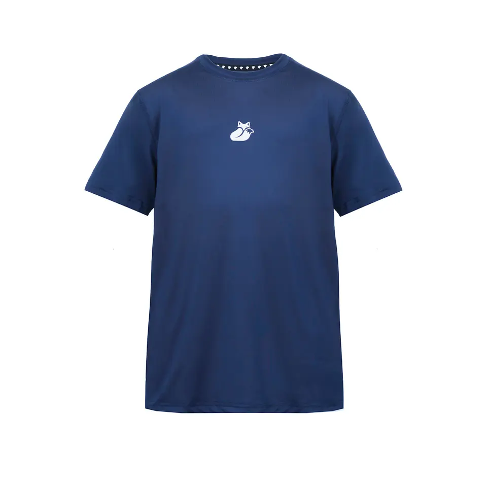 Polera M/C Poly Kids Tilki Temel Blue/White K24W 1