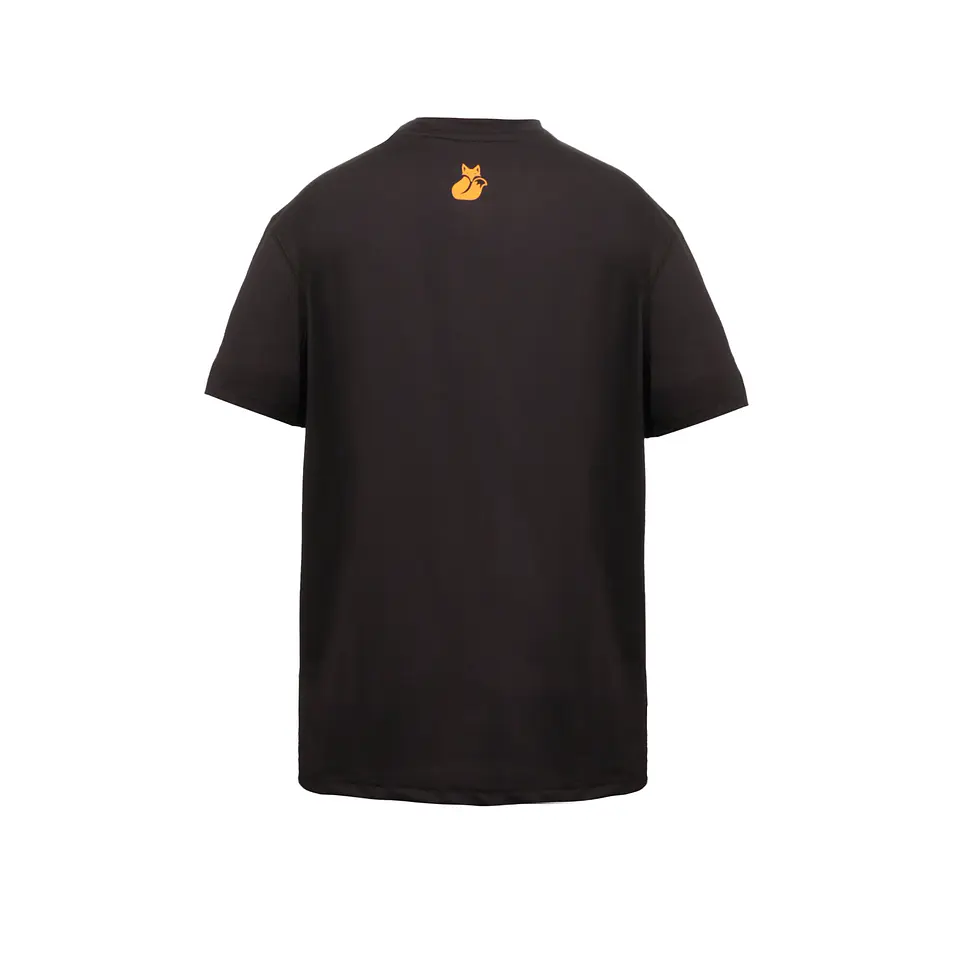 Polera M/C Poly Kids Tilki Temel Black/Orange K24W 3