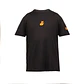 Polera M/C Poly Kids Tilki Temel Black/Orange K24W - Miniatura 1