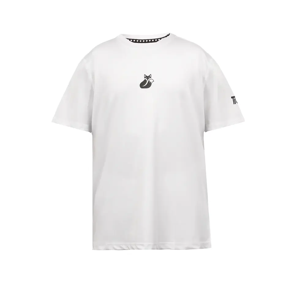 Polera M/C Poly Kids Tilki Temel White/Black K24W 1