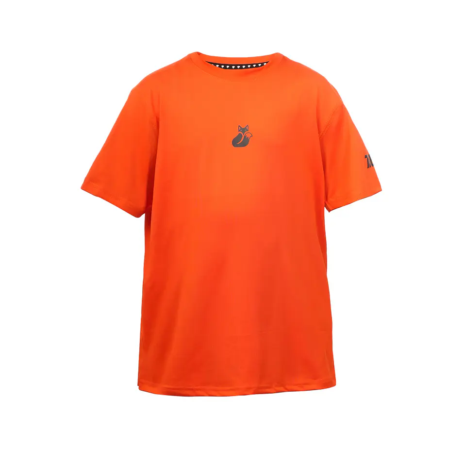 Polera M/C Poly Kids Tilki Temel Orange/Black K24W 1