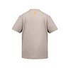 Polera M/C Poly Kids Tilki Temel Grey/Orange K24W