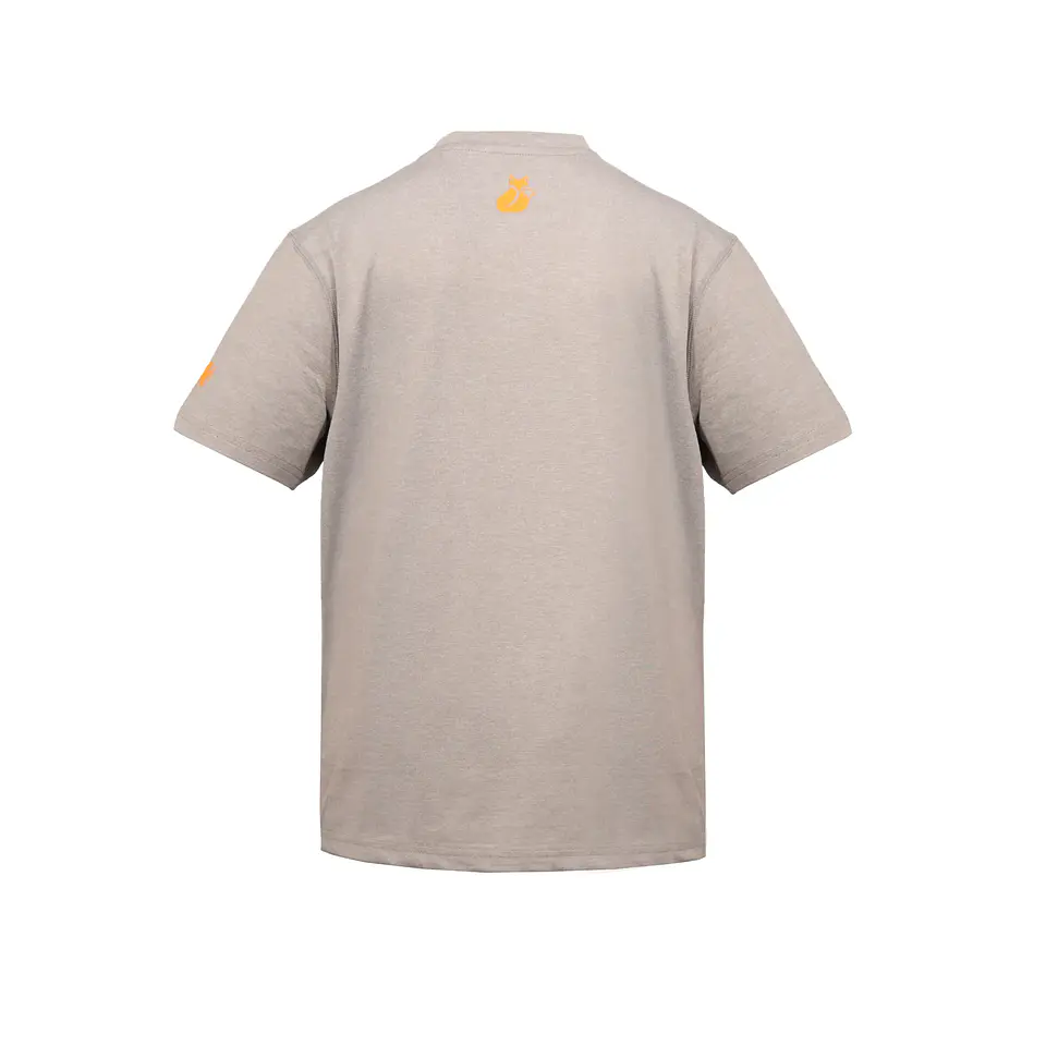 Polera M/C Poly Kids Tilki Temel Grey/Orange K24W 3