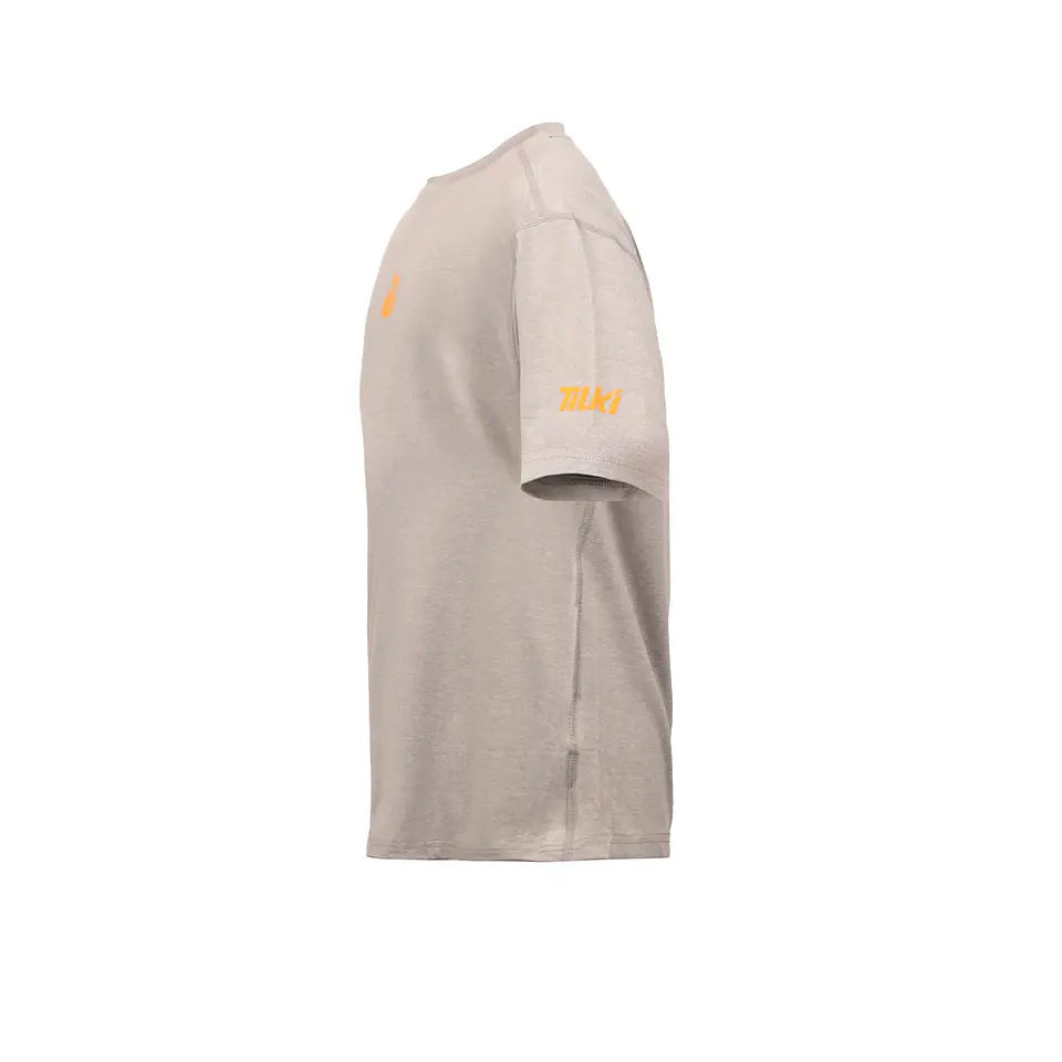 Polera M/C Poly Kids Tilki Temel Grey/Orange K24W 2
