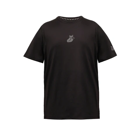 Polera M/C Poly Kids Tilki Temel Black/Grey K24W
