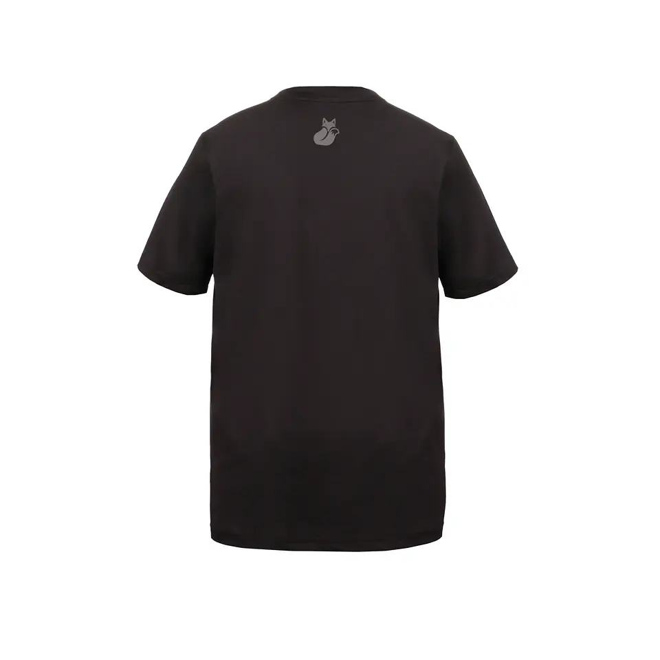 Polera M/C Poly Kids Tilki Temel Black/Grey K24W 3