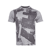 Polera Full Print Poly Tilki Temel Grey M24W