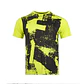 Polera Full Print Poly Tilki Temel Amarillo Fluor M24W - Miniatura 1