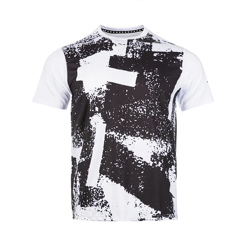 Polera Full Print Poly Tilki Temel White M24W