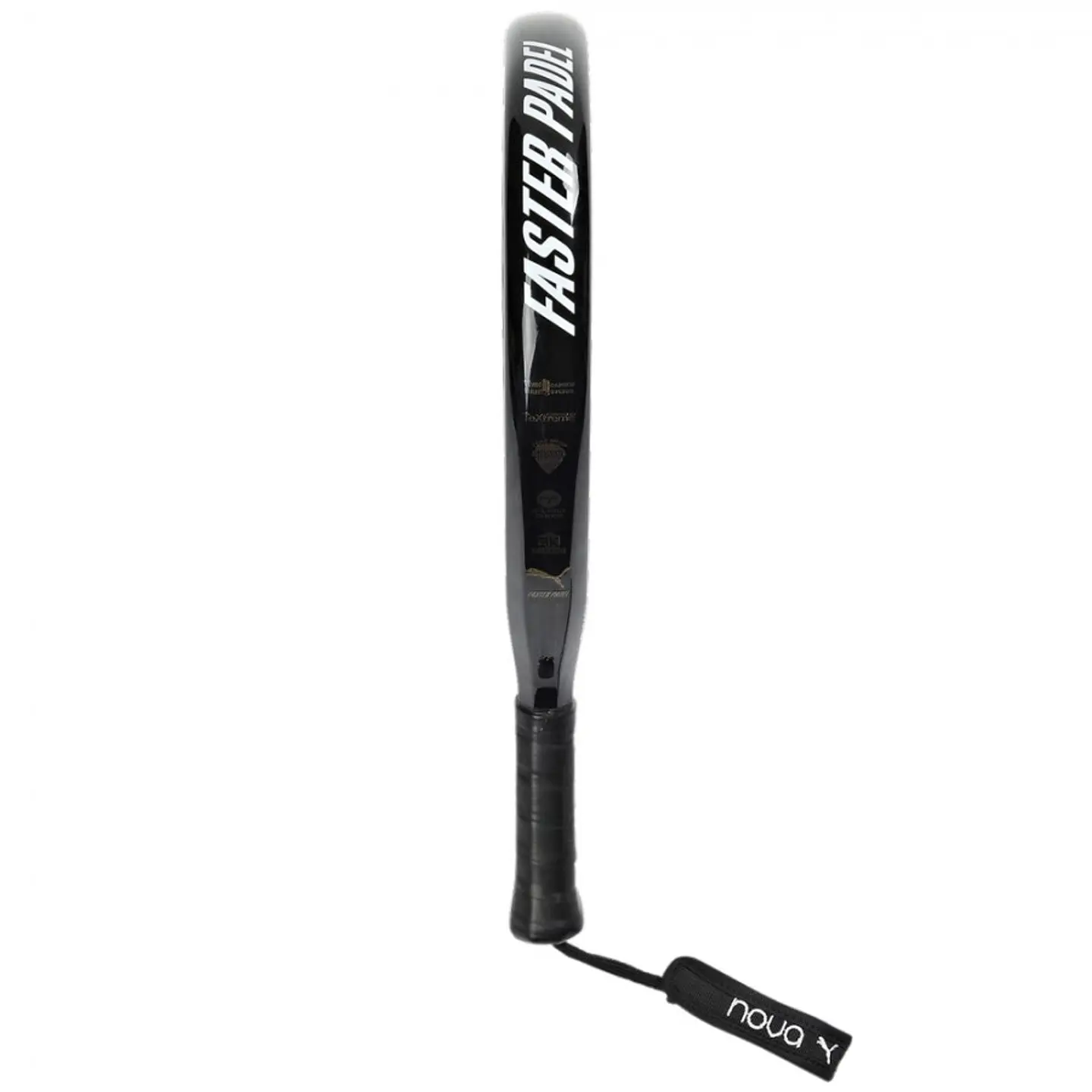 Pala de pádel Puma Nova Padel Pro Hybrid white Gold 2024 2