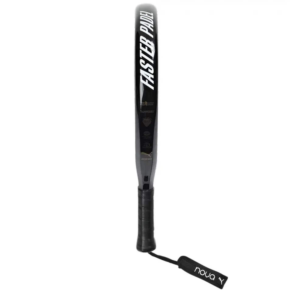 Pala de pádel Puma Nova Padel Pro Hybrid white Gold 2024 2