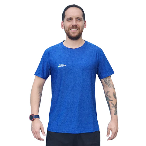 Polera Padel Partner Azul rey