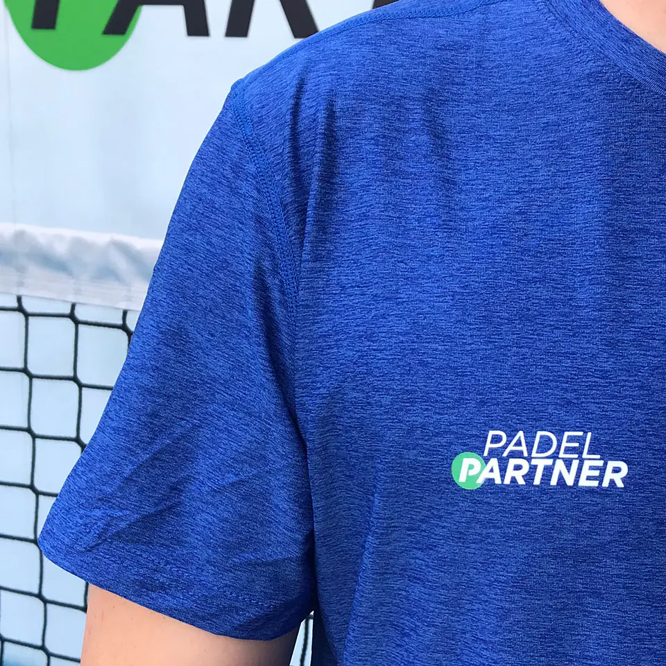 Polera Padel Partner Azul rey 3