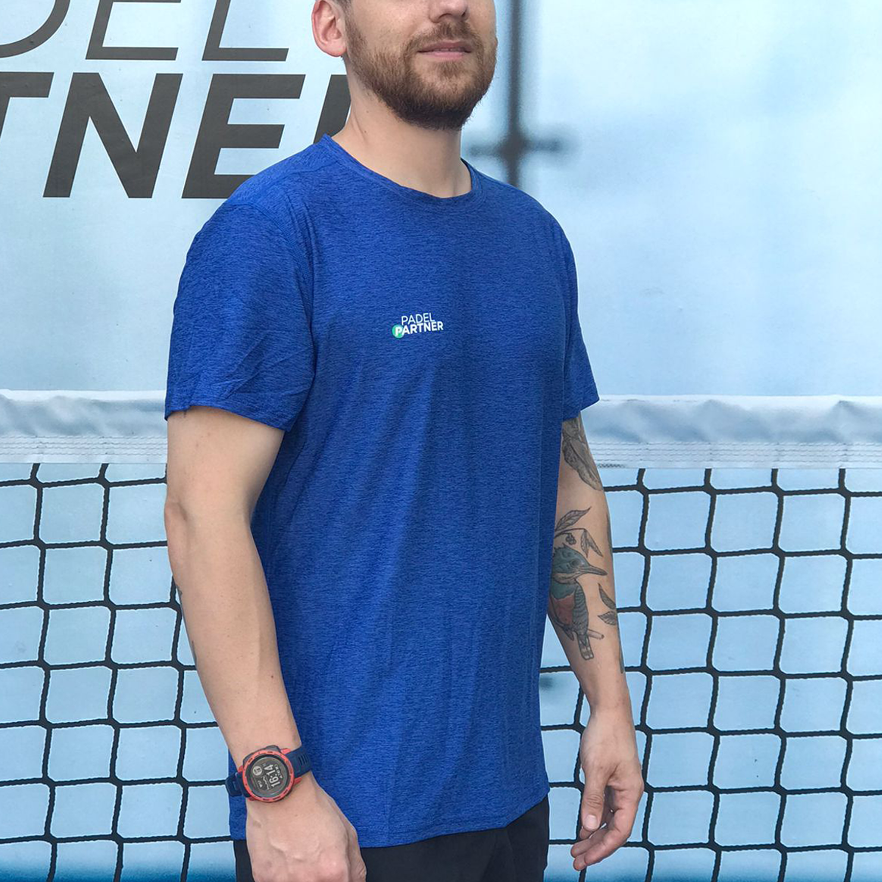 Polera Padel Partner Azul rey